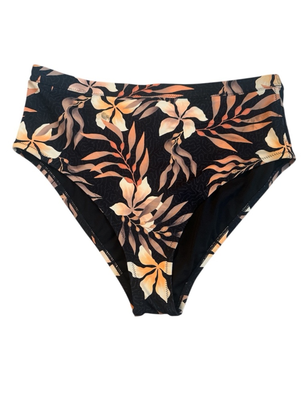 Billabong Women's Coral Gardeners High Waisted Retro Bikini Bottom | Size L - Picture 4 of 6